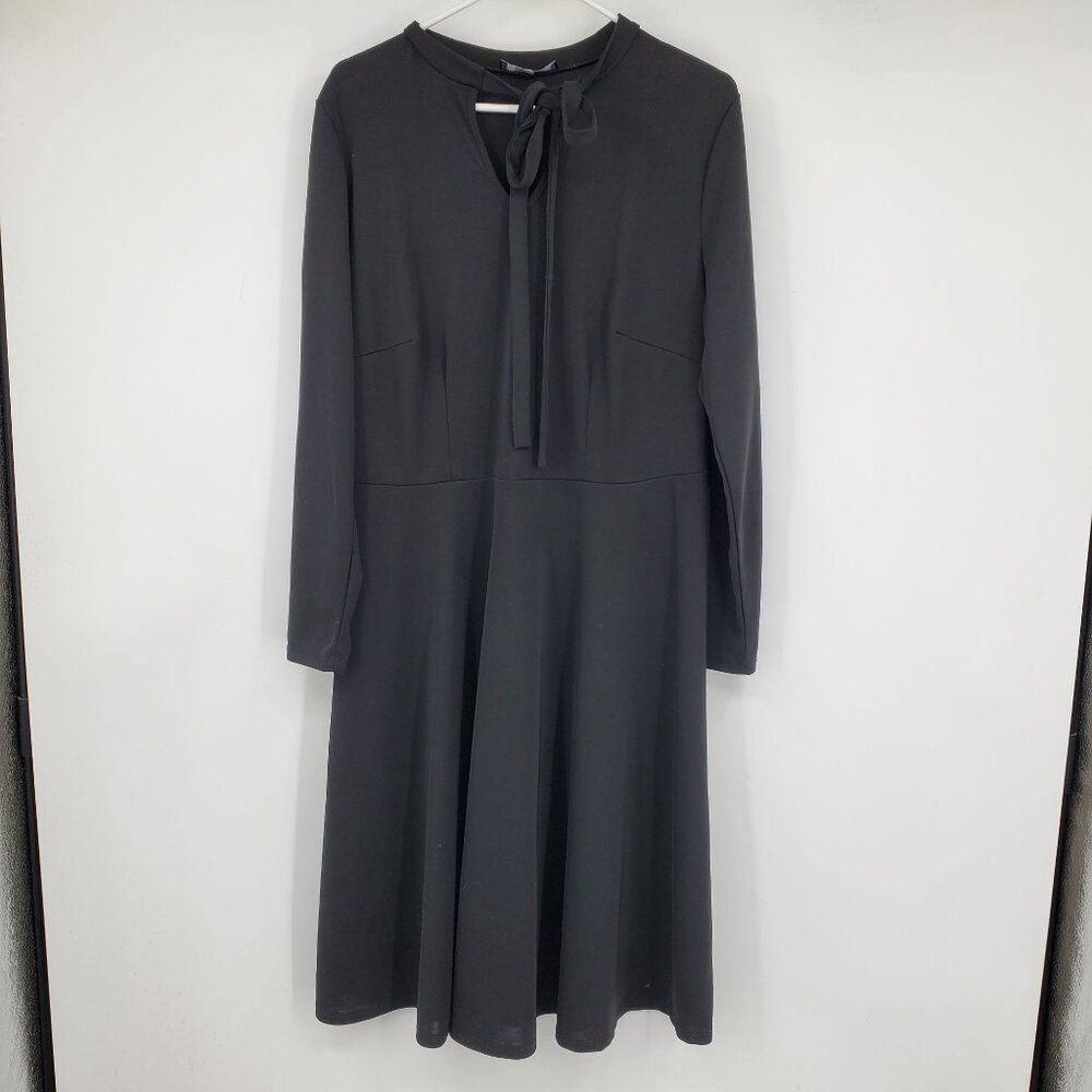 Eloquii Black Midi Dress